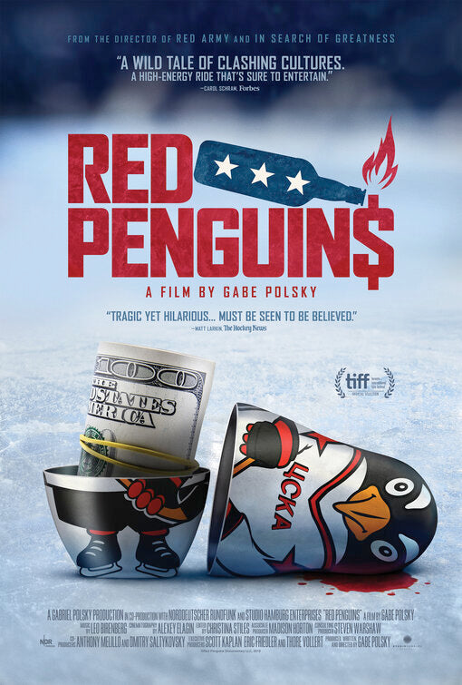 1000 piece jigsaw puzzle for the movie poster: Red Penguins (2020)