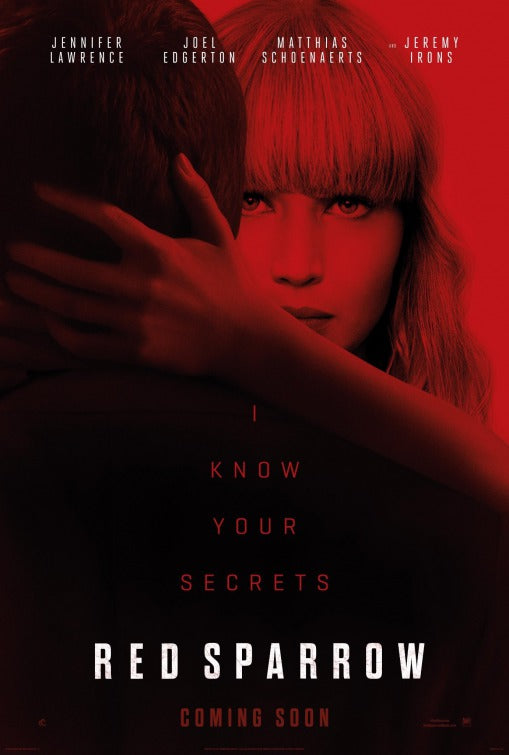 1000 piece jigsaw puzzle for the movie poster: Red Sparrow (2018) ver2