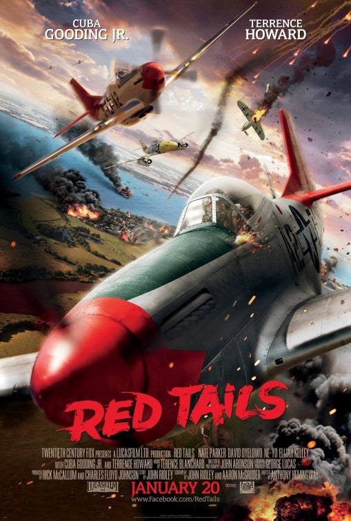 1000 piece jigsaw puzzle for the movie poster: Red Tails (2012)
