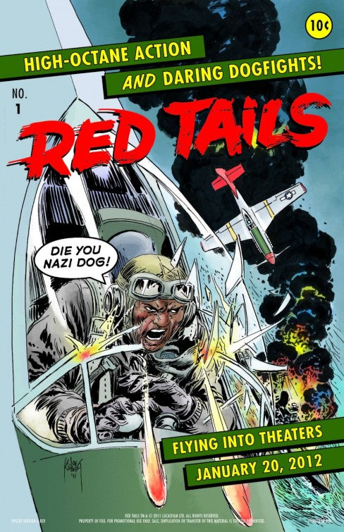 1000 piece jigsaw puzzle for the movie poster: Red Tails (2012) ver2