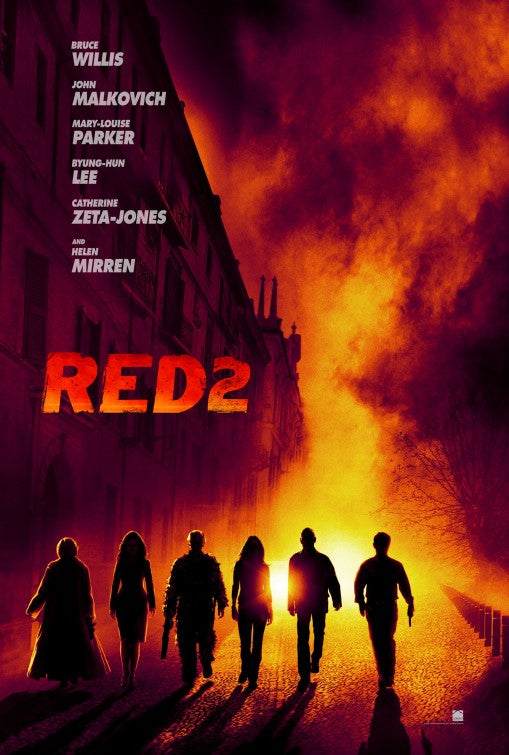 1000 piece jigsaw puzzle for the movie poster: Red 2 (2013)