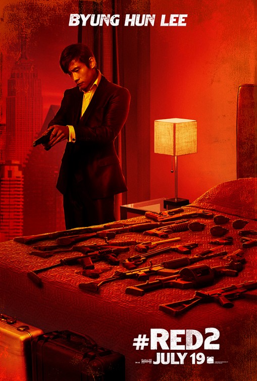 1000 piece jigsaw puzzle for the movie poster: Red 2 (2013) ver8