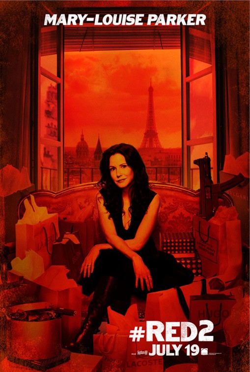 1000 piece jigsaw puzzle for the movie poster: Red 2 (2013) ver9