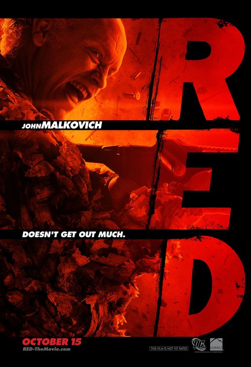 1000 piece jigsaw puzzle for the movie poster: Red (2010) ver3