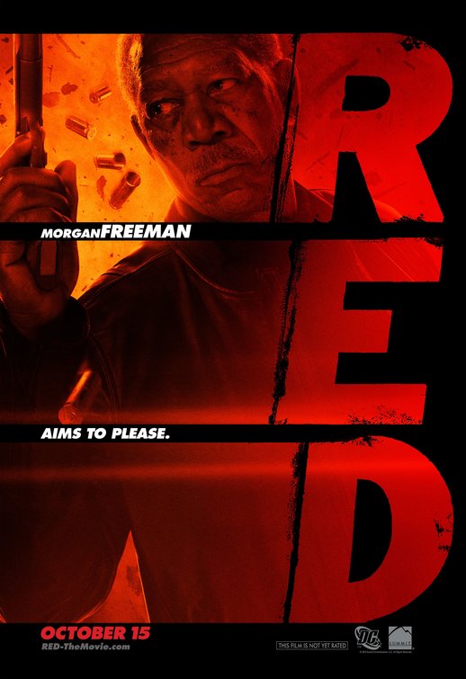 1000 piece jigsaw puzzle for the movie poster: Red (2010) ver4