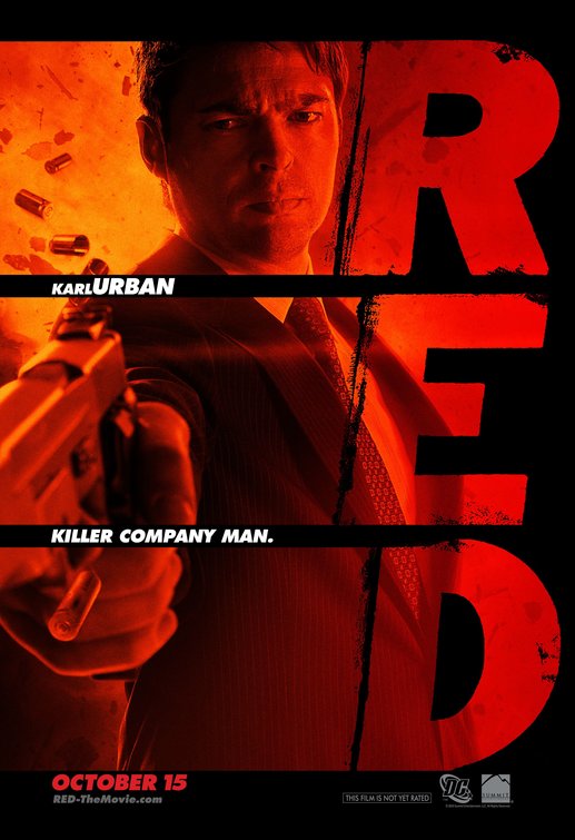 1000 piece jigsaw puzzle for the movie poster: Red (2010) ver6