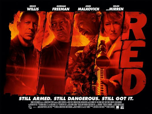 1000 piece jigsaw puzzle for the movie poster: Red (2010) ver8