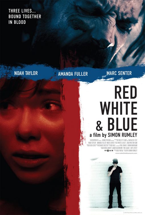1000 piece jigsaw puzzle for the movie poster: Red White & Blue (2010)