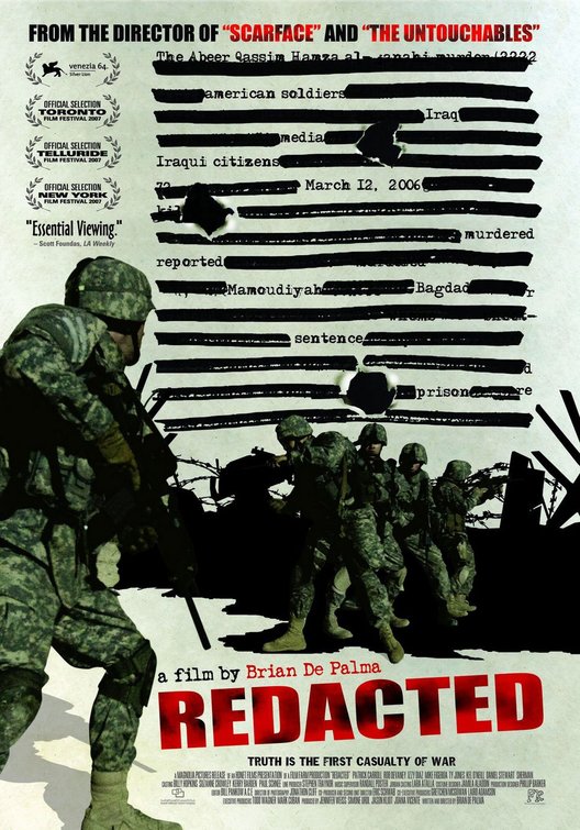 the movie poster: Redacted (2007) ver3
