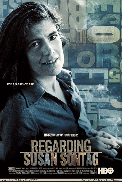 1000 piece jigsaw puzzle for the movie poster: Regarding Susan Sontag (2014)