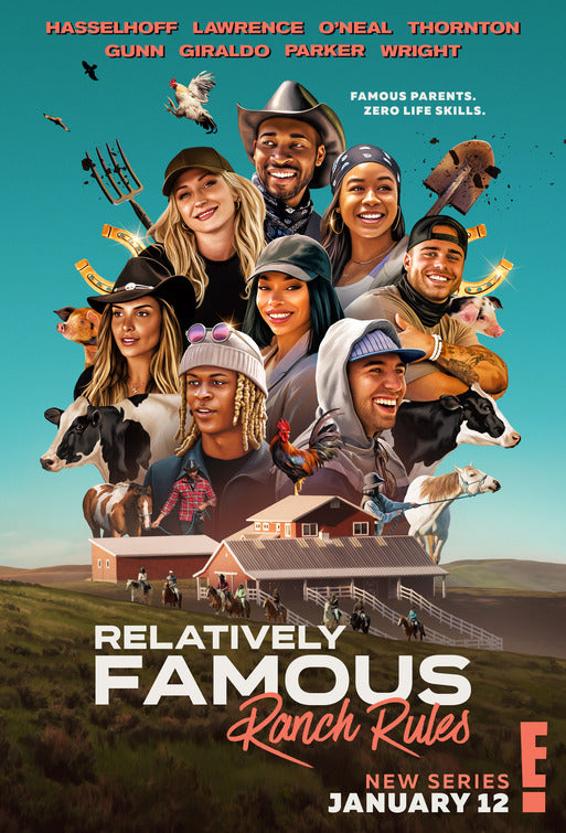 1000 piece jigsaw puzzle for tv poster: Relatively Famous: Ranch Rules