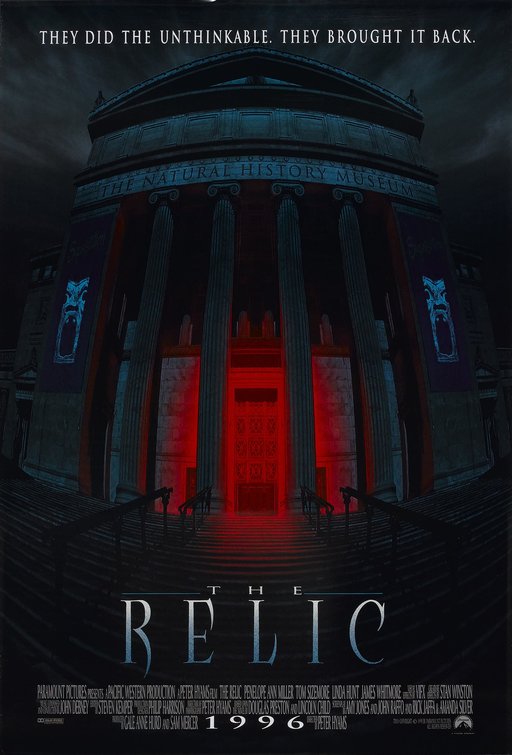 1000 piece jigsaw puzzle for the movie poster: The Relic (1997) ver1