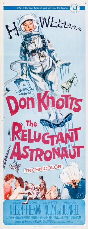 1000 piece jigsaw puzzle for the movie poster: The Reluctant Astronaut (1967) ver2