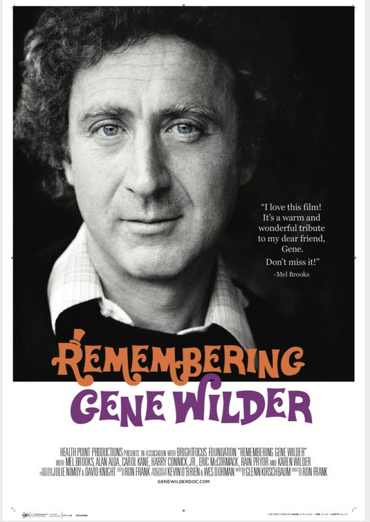1000 piece jigsaw puzzle for the movie poster: Remembering Gene Wilder (2023)