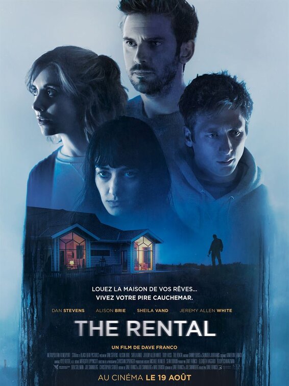 1000 piece jigsaw puzzle for the movie poster: The Rental (2020) ver2