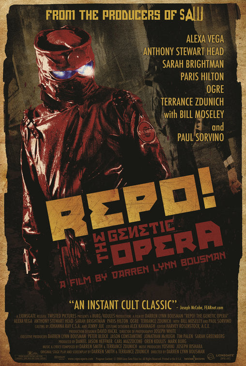 the movie poster: Repo! The Genetic Opera (2008)