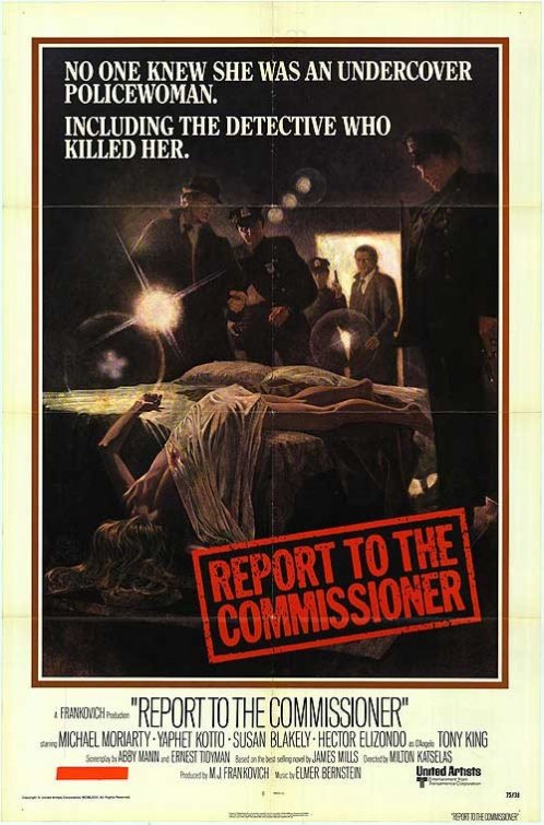 1000 piece jigsaw puzzle for the movie poster: Report to the Commissioner (1975)