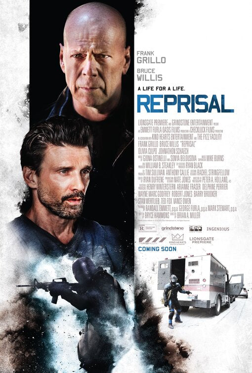 1000 piece jigsaw puzzle for the movie poster: Reprisal (2018)
