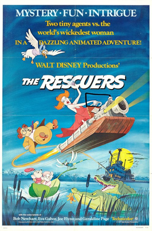 1000 piece jigsaw puzzle for the movie poster: The Rescuers (1977) ver1