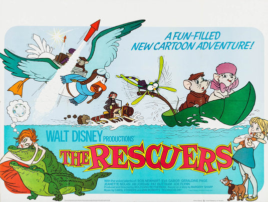 1000 piece jigsaw puzzle for the movie poster: The Rescuers (1977) ver4