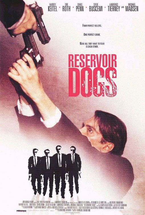the movie poster: Reservoir Dogs (1992) ver1