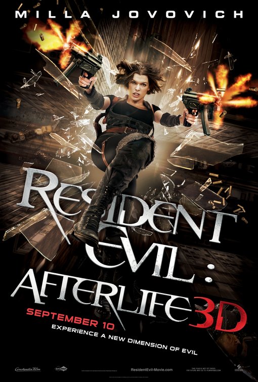 1000 piece jigsaw puzzle for the movie poster: Resident Evil: Afterlife (2010) ver2
