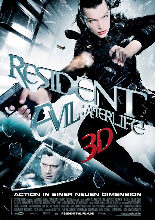 1000 piece jigsaw puzzle for the movie poster: Resident Evil: Afterlife (2010) ver3