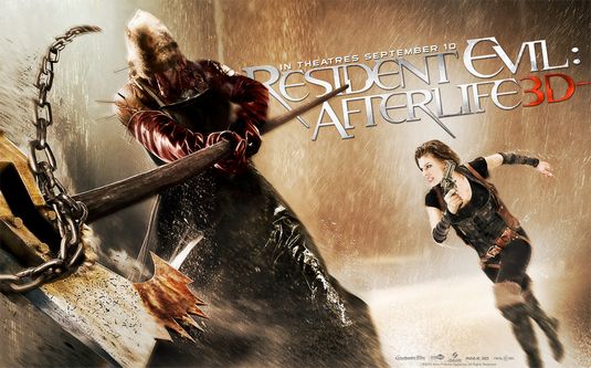 1000 piece jigsaw puzzle for the movie poster: Resident Evil: Afterlife (2010) ver4