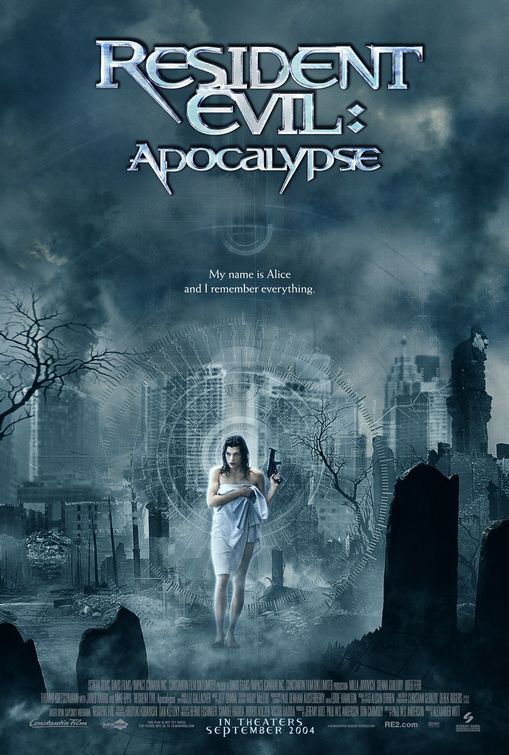 the movie poster: Resident Evil: Apocalypse (2004)