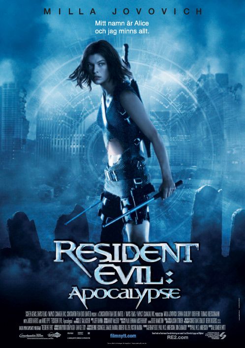 the movie poster: Resident Evil: Apocalypse (2004) ver3