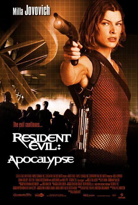 the movie poster: Resident Evil: Apocalypse (2004) ver4