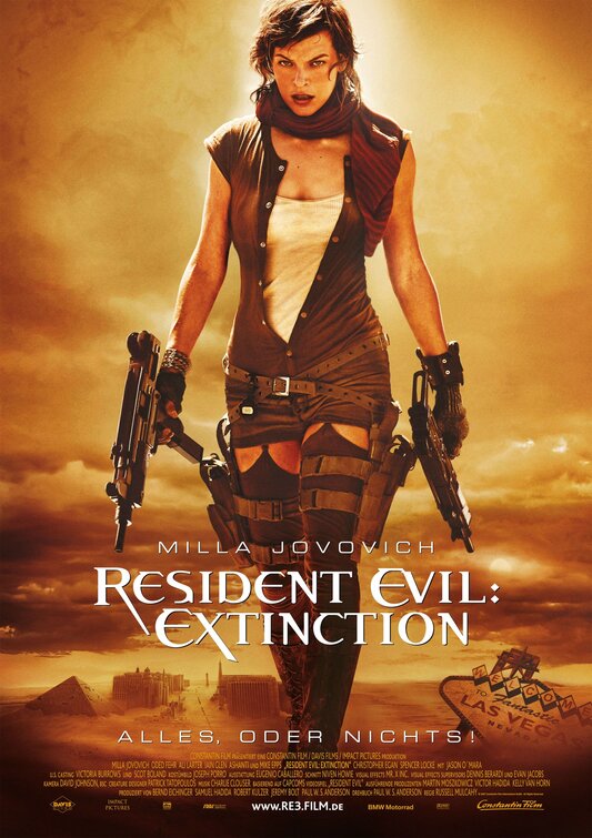 the movie poster: Resident Evil: Extinction (2007) ver3