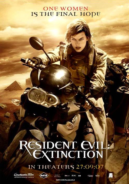 the movie poster: Resident Evil: Extinction (2007) ver4