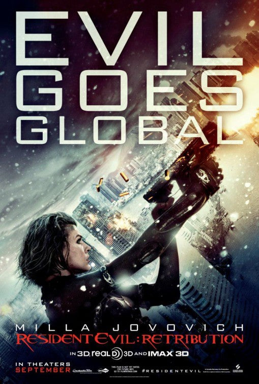 1000 piece jigsaw puzzle for the movie poster: Resident Evil: Retribution (2012) ver4
