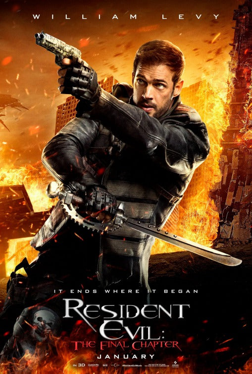 1000 piece jigsaw puzzle for the movie poster: Resident Evil: The Final Chapter (2017) ver10