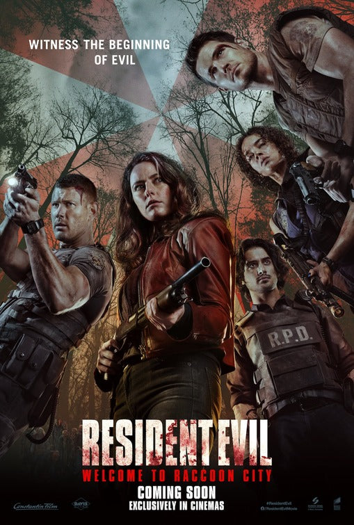 1000 piece jigsaw puzzle for the movie poster: Resident Evil: Welcome to Raccoon City (2021) ver3