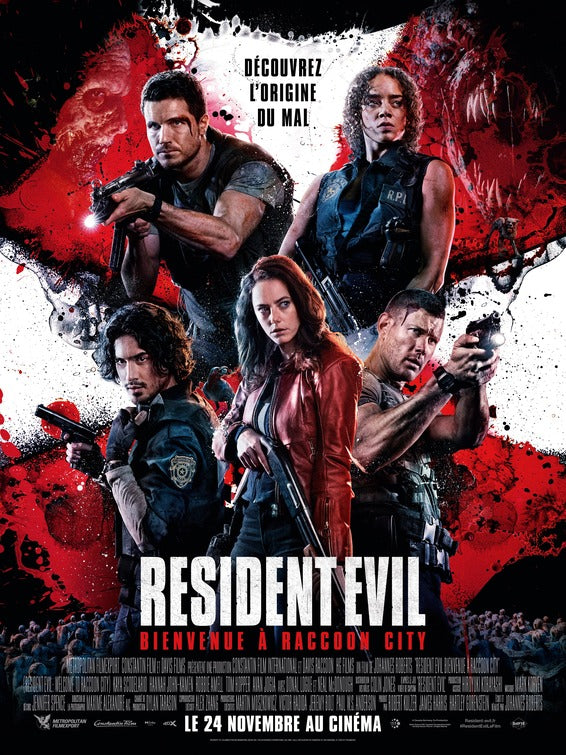 1000 piece jigsaw puzzle for the movie poster: Resident Evil: Welcome to Raccoon City (2021) ver4