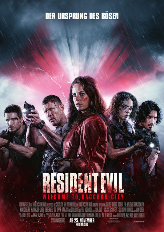 1000 piece jigsaw puzzle for the movie poster: Resident Evil: Welcome to Raccoon City (2021) ver9