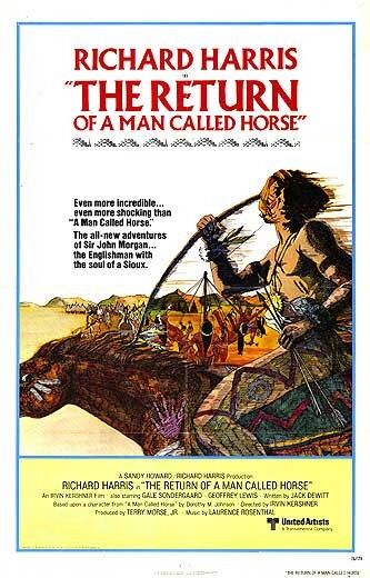 the movie poster: The Return of a Man Called Horse (1976)
