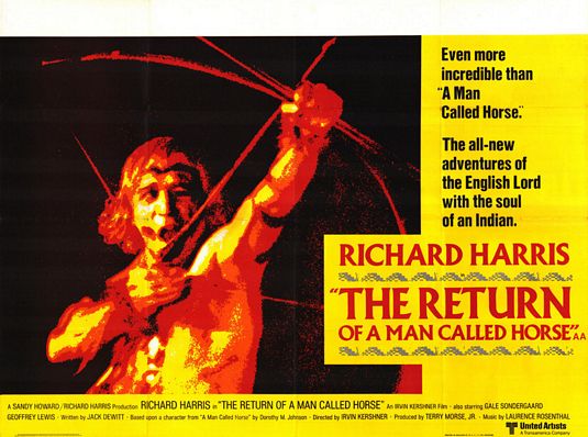 the movie poster: The Return of a Man Called Horse (1976) ver2