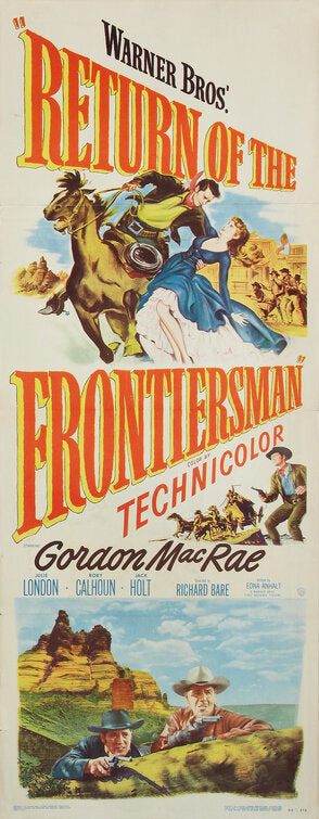 1000 piece jigsaw puzzle for the movie poster: Return of the Frontiersman (1950) ver2