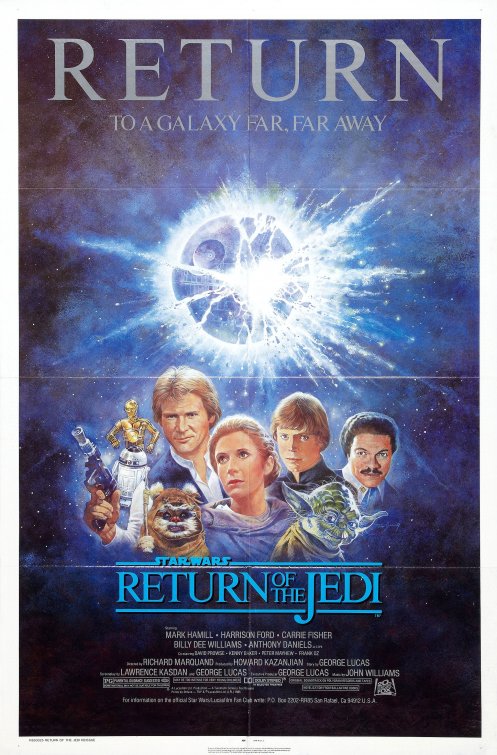 1000 piece jigsaw puzzle for the movie poster: Return of the Jedi (1983) ver3
