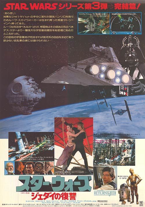 the movie poster: Return of the Jedi (1983) ver4