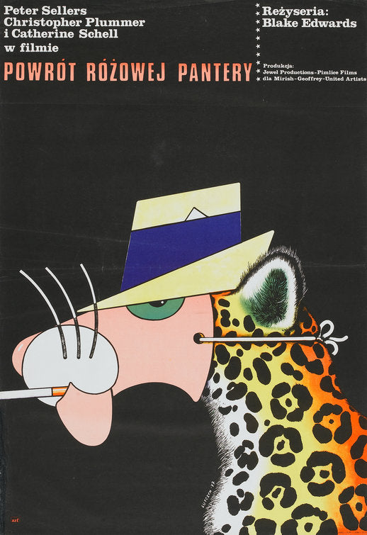 1000 piece jigsaw puzzle for the movie poster: The Return of the Pink Panther (1975) ver7