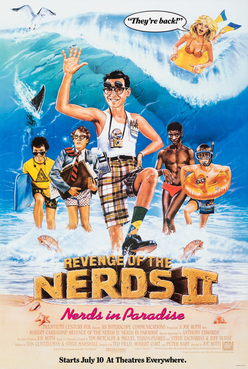 the movie poster: Revenge of the Nerds II: Nerds in Paradise (1987)