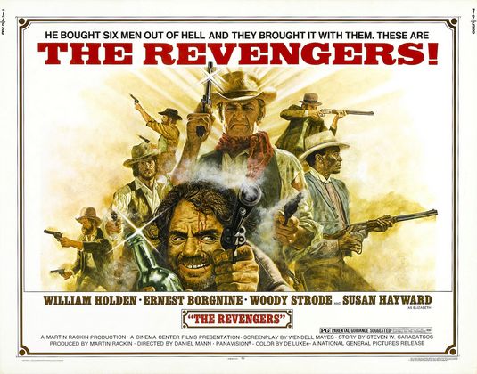 the movie poster: The Revengers (1972) ver2