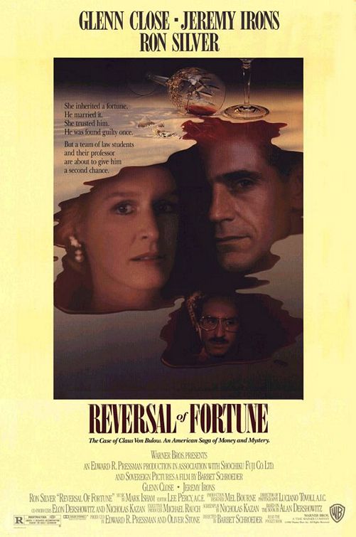 the movie poster: Reversal of Fortune (1990)