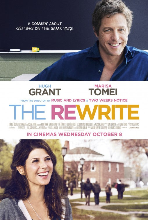 1000 piece jigsaw puzzle for the movie poster: The Rewrite (2014)