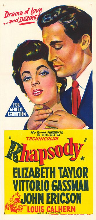 the movie poster: Rhapsody (1954) ver3