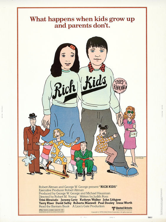 1000 piece jigsaw puzzle for the movie poster: Rich Kids (1979)